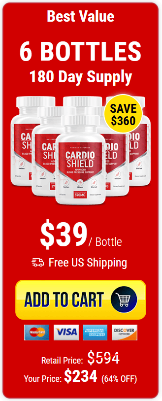 cardio shield 6 bottles price